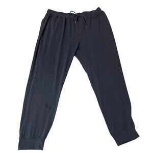 Faherty Men’s Navy Blue Classic Pull On Draw String Elastic Waist Joggers XXL